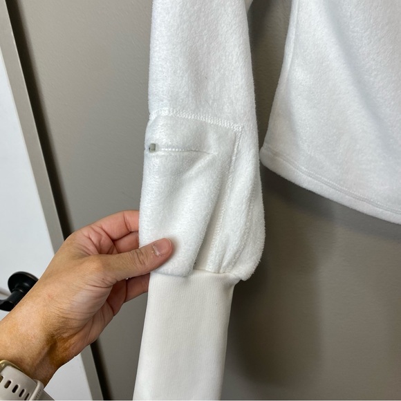 Free People Movement Great Heights Fleece 1/2 zip in white ski first layer - Picture 5 of 9